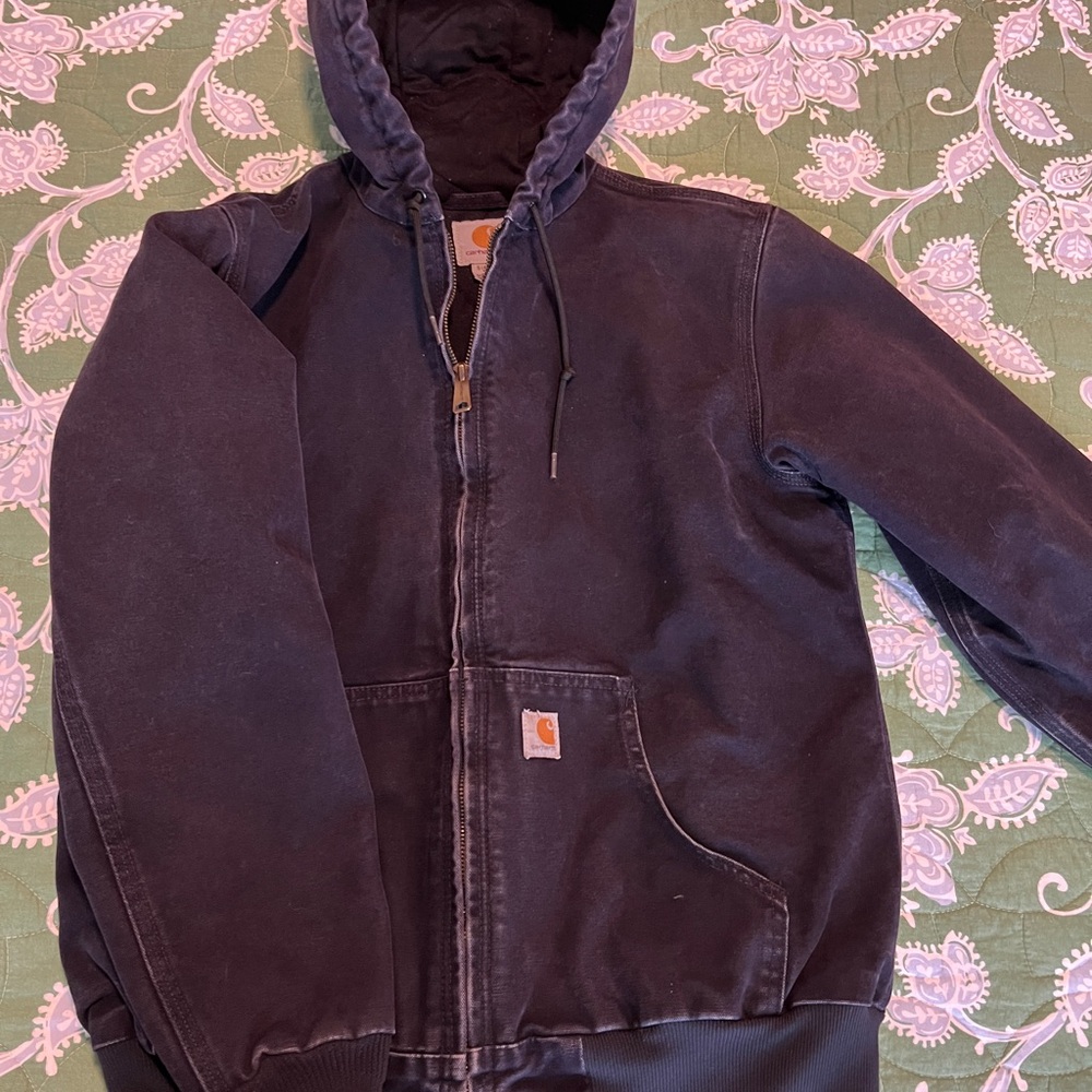 Carhartt Men's insulated canvas Jacket with Hood